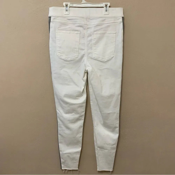 Spanx Side Stripe Distressed Skinny Jeans - Picture 8 of 13